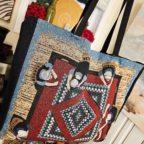 VTG Large Mill Street Design  Tote Bag – Handmade in the USA - Picture 10 of 14